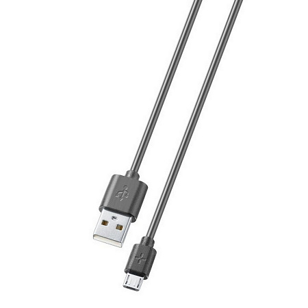 Кабель для зарядки и синхронизации Cellularline Micro-USB Cable Ploos, 1M, USB Type-A/micro-USB, 1м, Чёрный