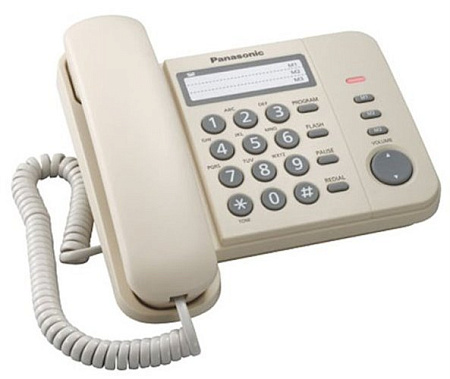 Проводной телефон Panasonic KX-TS2352, Бежевый