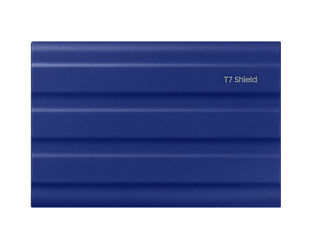 Внешний портативный SSD накопитель Samsung T7 Shield, 2 ТБ, Синий (MU-PE2T0R/WW)