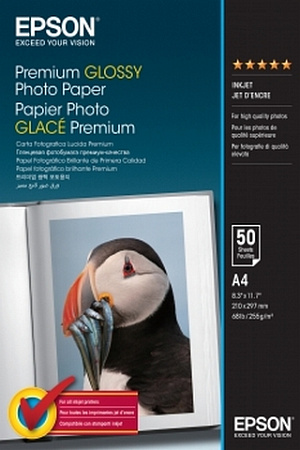 Фото бумага Epson Premium Glossy Photo Paper, A4