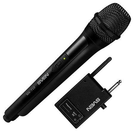 Караоке микрофон SVEN MK-710, Беспроводной, Чёрный