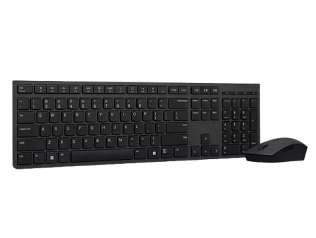 Клавиатура и мышь Lenovo 4X31K03959, Беспроводное, Чёрный