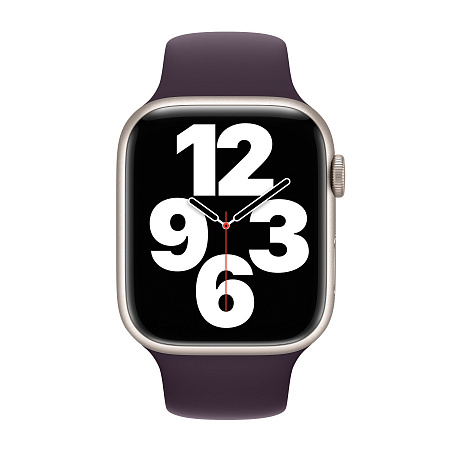 Ремешок для часов  Apple MP7Q3ZM/A, Силикон, Large, Бордовый