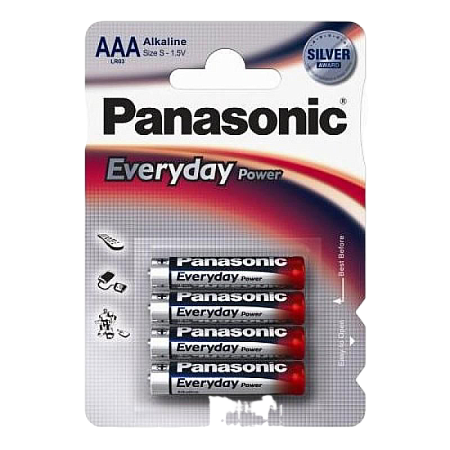 Батарейки Panasonic LR03REE, AAA, 4шт.