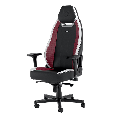 Игровое кресло Noblechairs Legend, Искусственная кожа, Чёрный | Белый | Красный