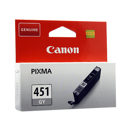 Картридж чернильный Canon CLI-451GY, 7мл, Серый