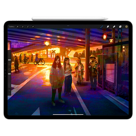 Планшет Apple iPad Pro 12.9-inch (6th gen) A2437, WiFi + Cellular, 8Гб/256Гб, Серебристый