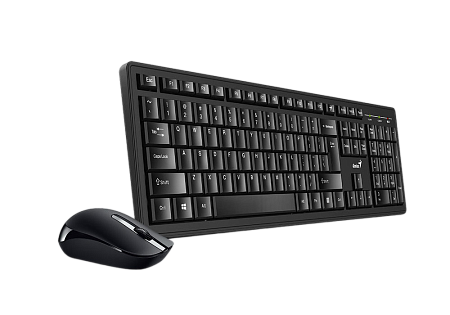 Клавиатура и мышь Genius Smart 8200, Беспроводное, Чёрный