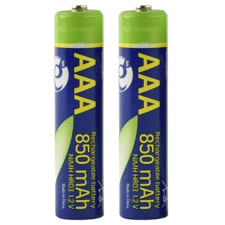Аккумуляторы Energenie EG-BA-AAA8R-01, AAA, 850мА·ч, 2шт.