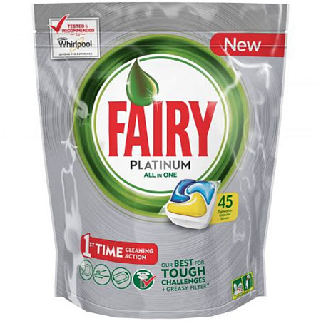 Капсулы All in One Fairy Platinum, 45 шт