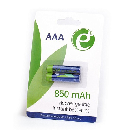 Аккумуляторы Energenie EG-BA-AAA8R-01, AAA, 850мА·ч, 2шт.