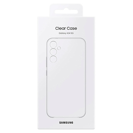 Чехол Samsung Clear Case Galaxy A34, Прозрачный