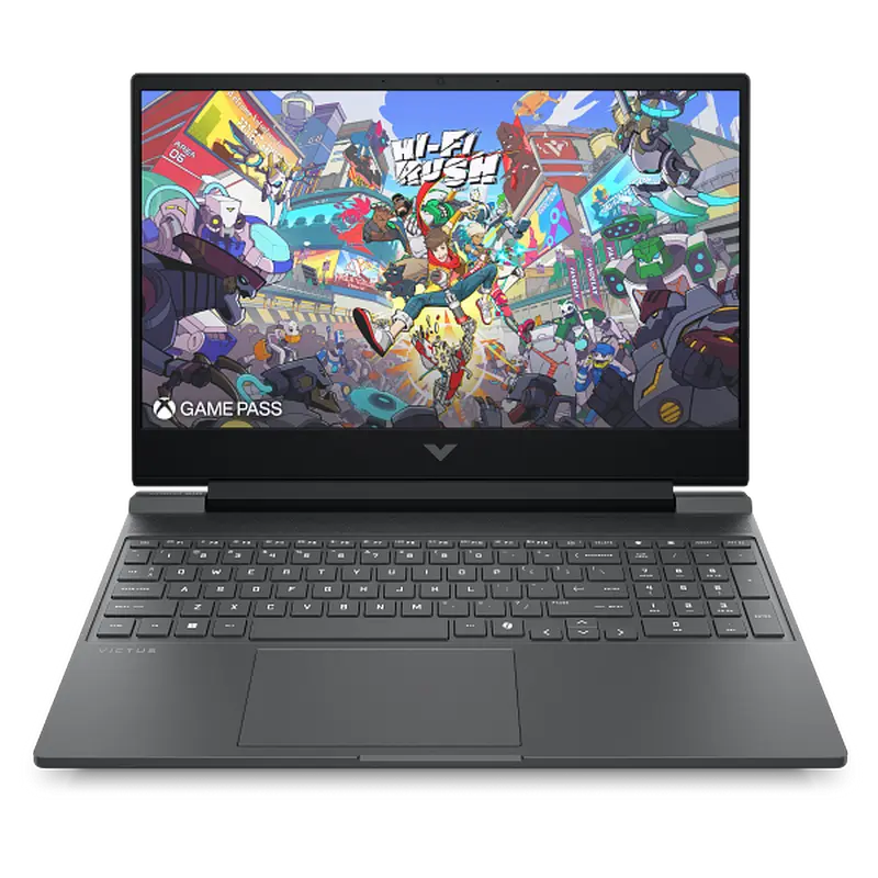 Игровой ноутбук 15,6" HP Victus 15, Mica Silver, AMD Ryzen 7 260, 16Гб/1024Гб, FreeDOS