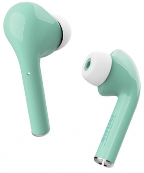 TR_23703 Trust Nika Touch Bluetooth Wireless TWS Earphones - Turquoise, Up to 6 hours of playtime, M