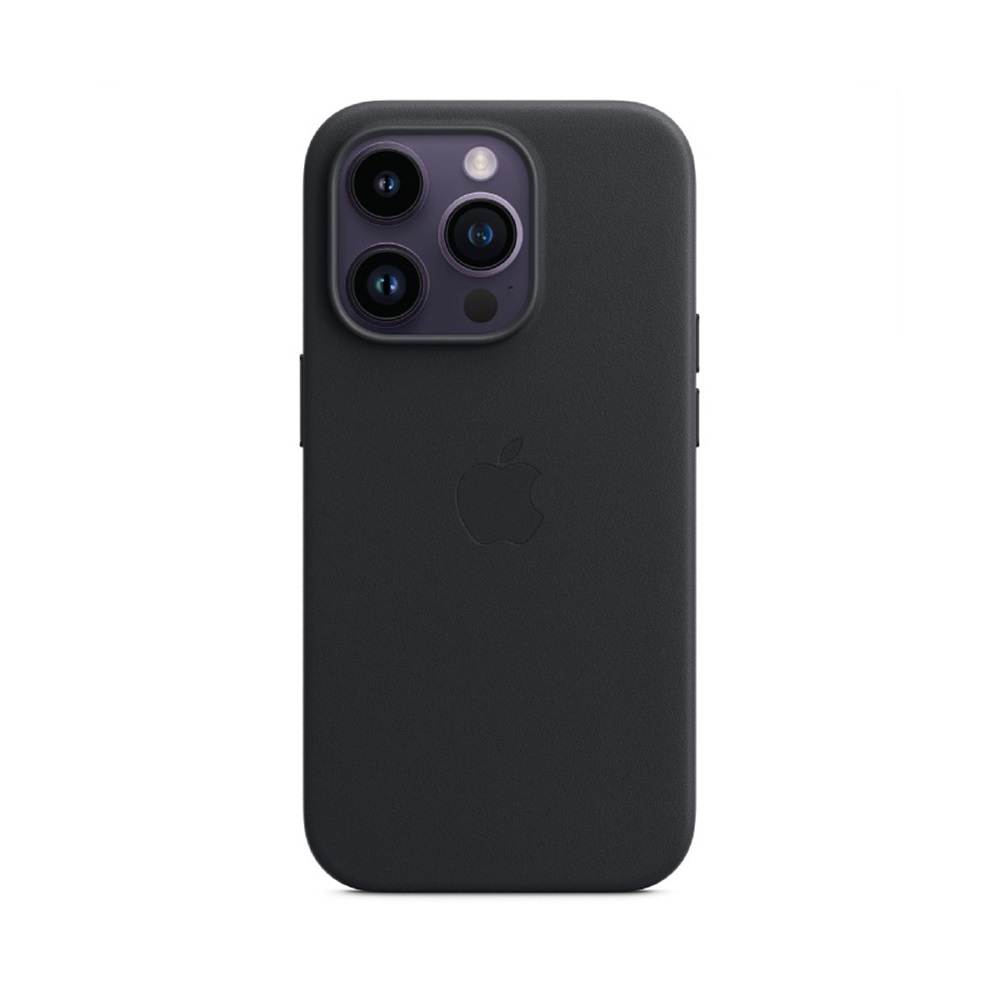 Case Original Leather with MagSafe for iPhone 14 Pro, Midnight
