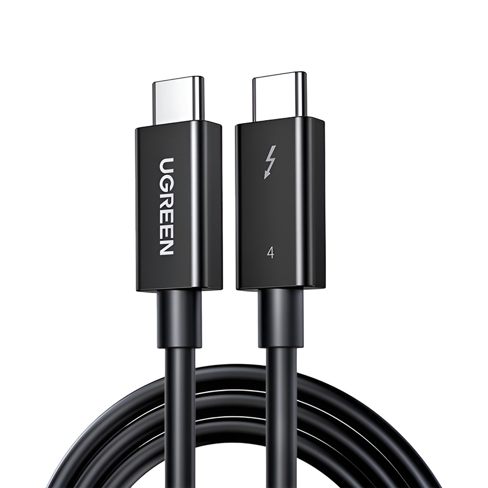 UGREEN Cable Type-C to Type-C Thunderbolt 4, 40Gbps, 0.8m | US501, Black