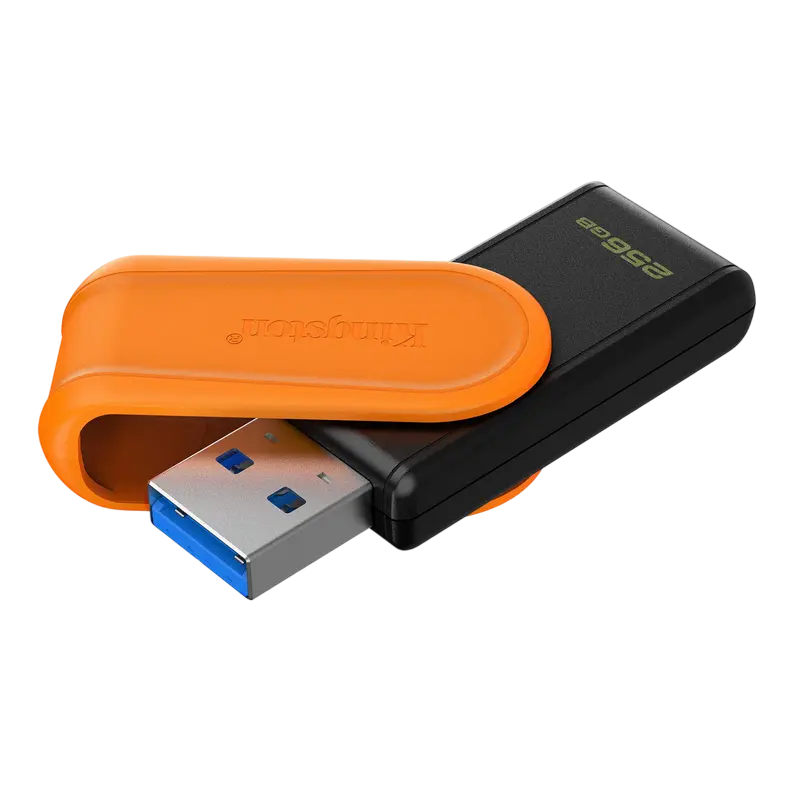 USB Flash накопитель Kingston DataTraveler Exodia S, 256Гб, Черный | Оранжевый