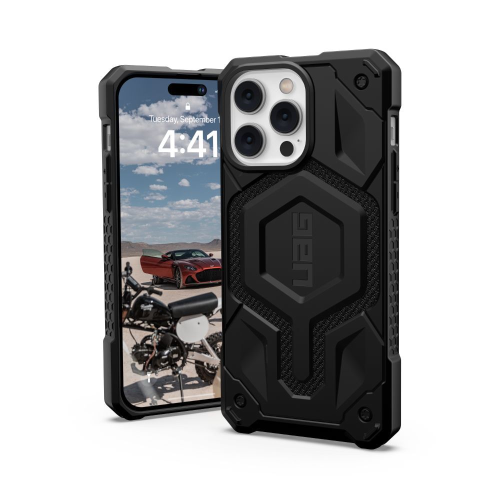 UAG Case for iPhone 14 Pro with MagSafe Monarch Pro, Black