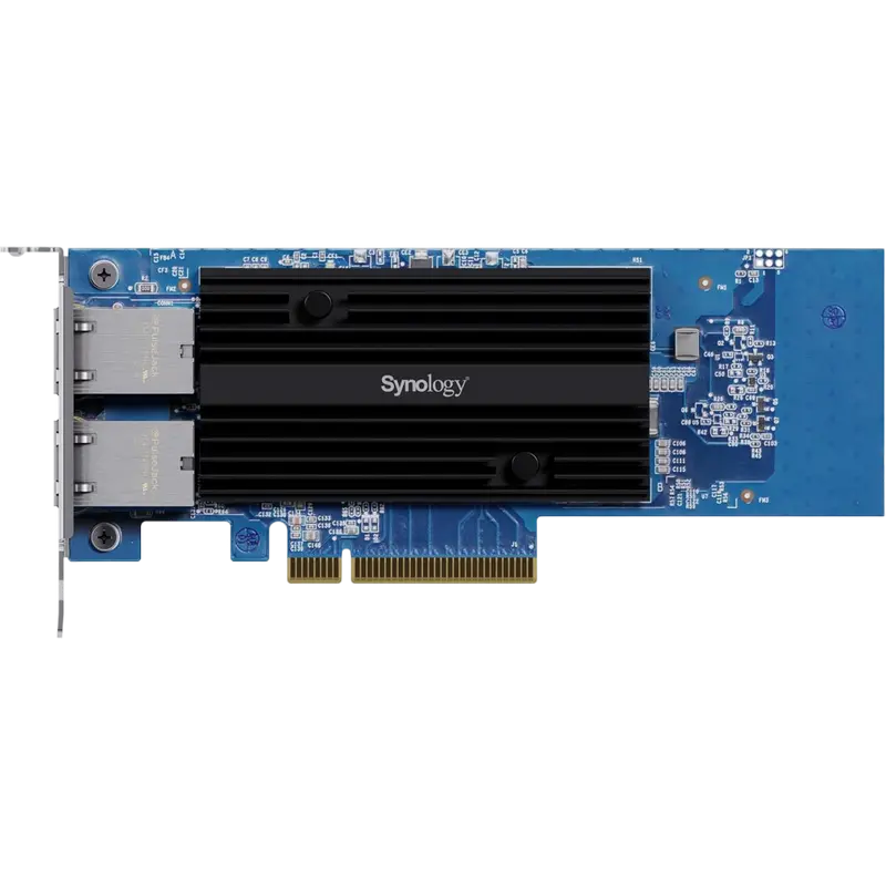 Сетевой адаптер SYNOLOGY E10G30-T2 высокоскоростная карта расширения, Синий