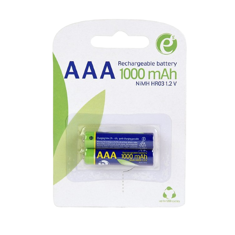 AAA 1000mAh, Blister*2, Energenie, Ni-MH, EG-BA-AAA10-01