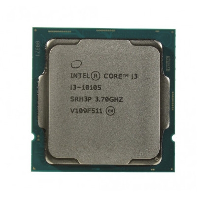 Процессор Intel Core i3-10105, Intel UHD 630, Без кулера | Tray