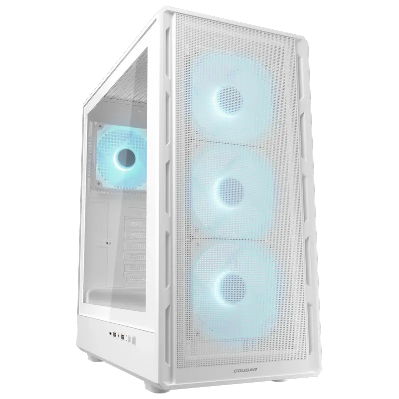 Компьютерный корпус Cougar Airface Pure PRO White, Midi-Tower, Без блока питания, Белый