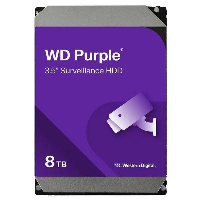 Жесткий диск Western Digital WD Purple, 3.5", 8 TБ <WD85PURZ>