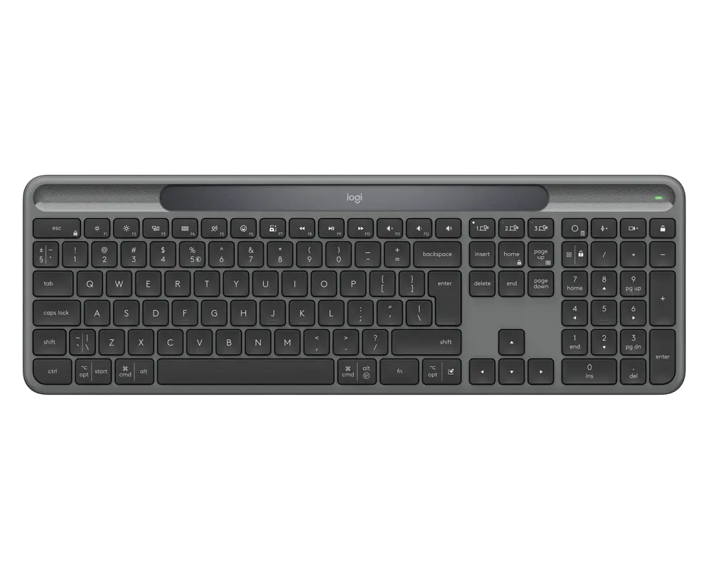 Клавиатура Logitech Signature Slim Solar K980, Беспроводное, Графитовый