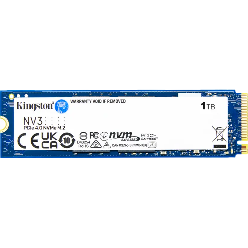 Накопитель SSD Kingston NV3, 1024Гб, SNV3S/1000G