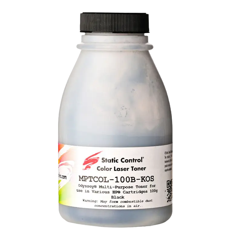 Тонер SCC MPTCOL-100B-KOS, 100 гр, Чёрный
