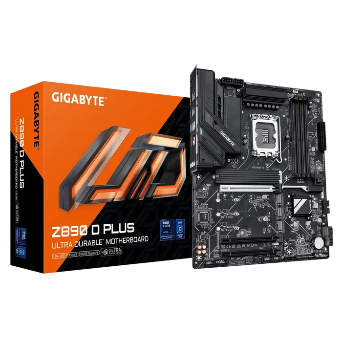 Материнская плата Gigabyte Z890 D PLUS, LGA1851, Intel Z890, ATX