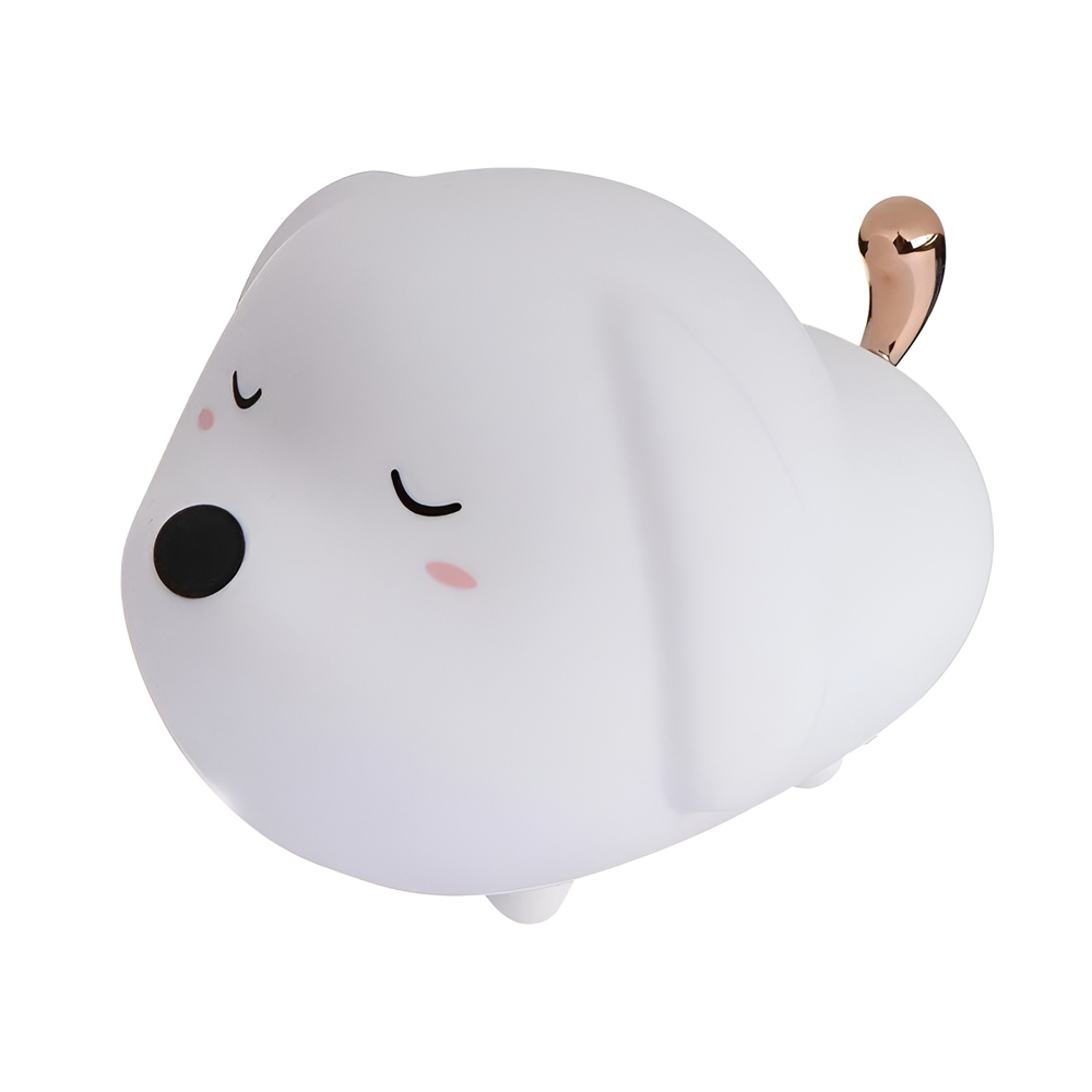 Baseus Cute Series Doggie Silicone Night Light, White