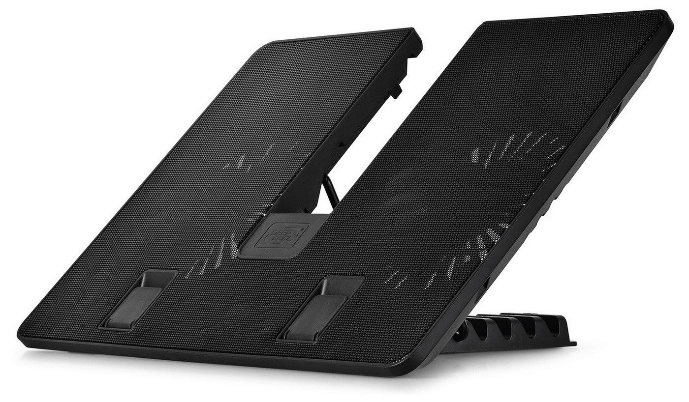 Notebook Cooling Pad Deepcool U-PAL, up to 15.6'', 2x140mm, Adjustable angle, USB3.0, U-shaped