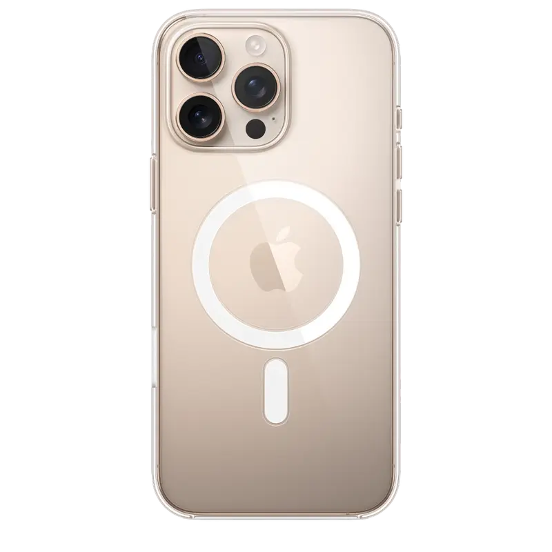 Чехол Apple iPhone 16 Pro Max Clear Case with MagSafe, Прозрачный