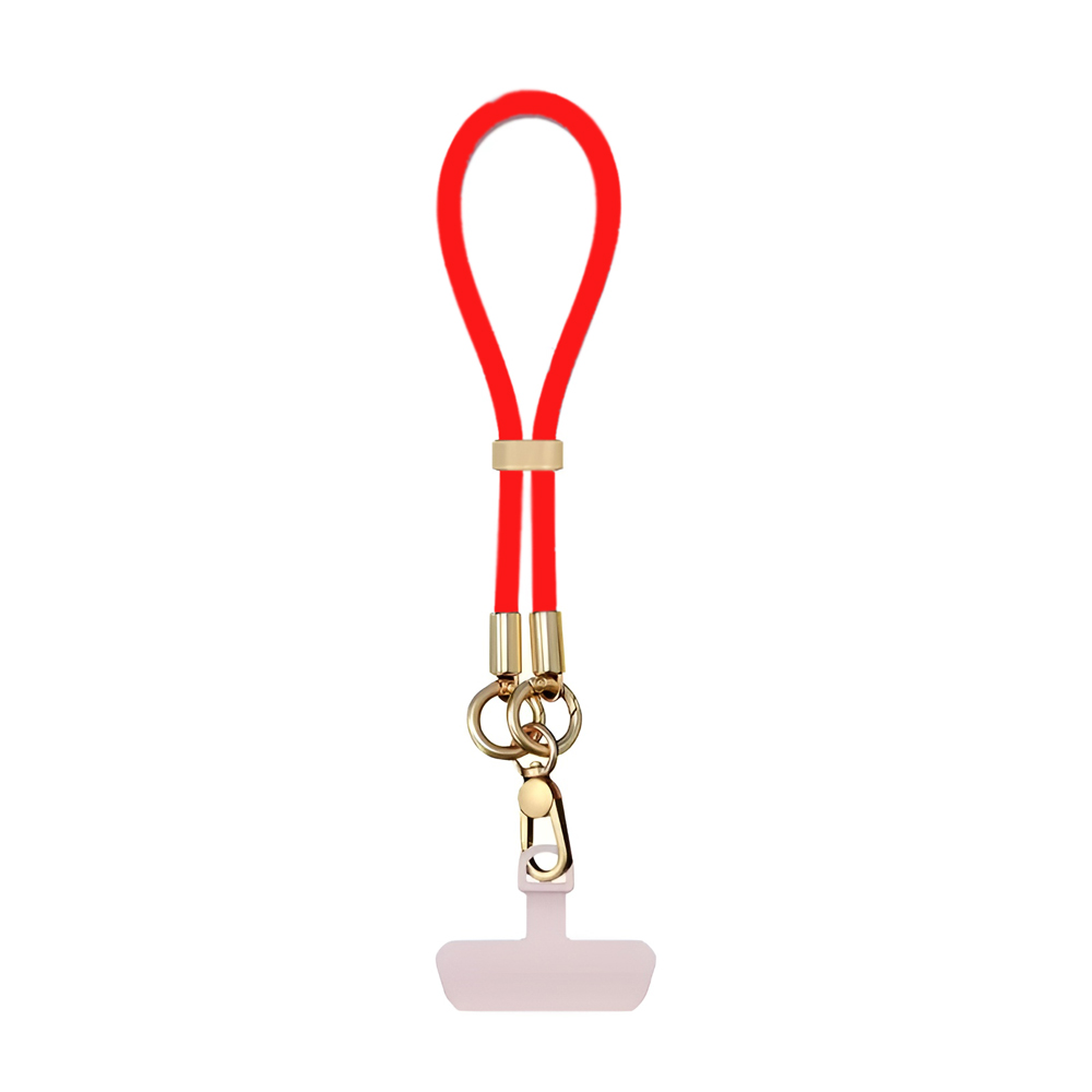 WOO Lanyard  Short Strap, Red