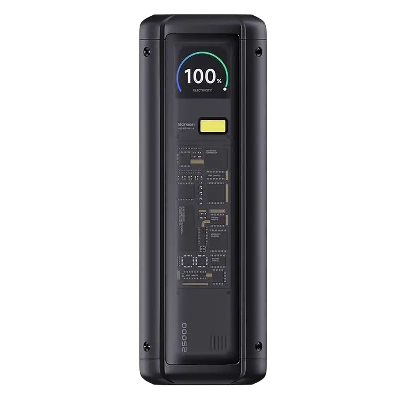 Портативное зарядное устройство Xiaomi 212W HyperCharge, 25000мА·ч, Черный
