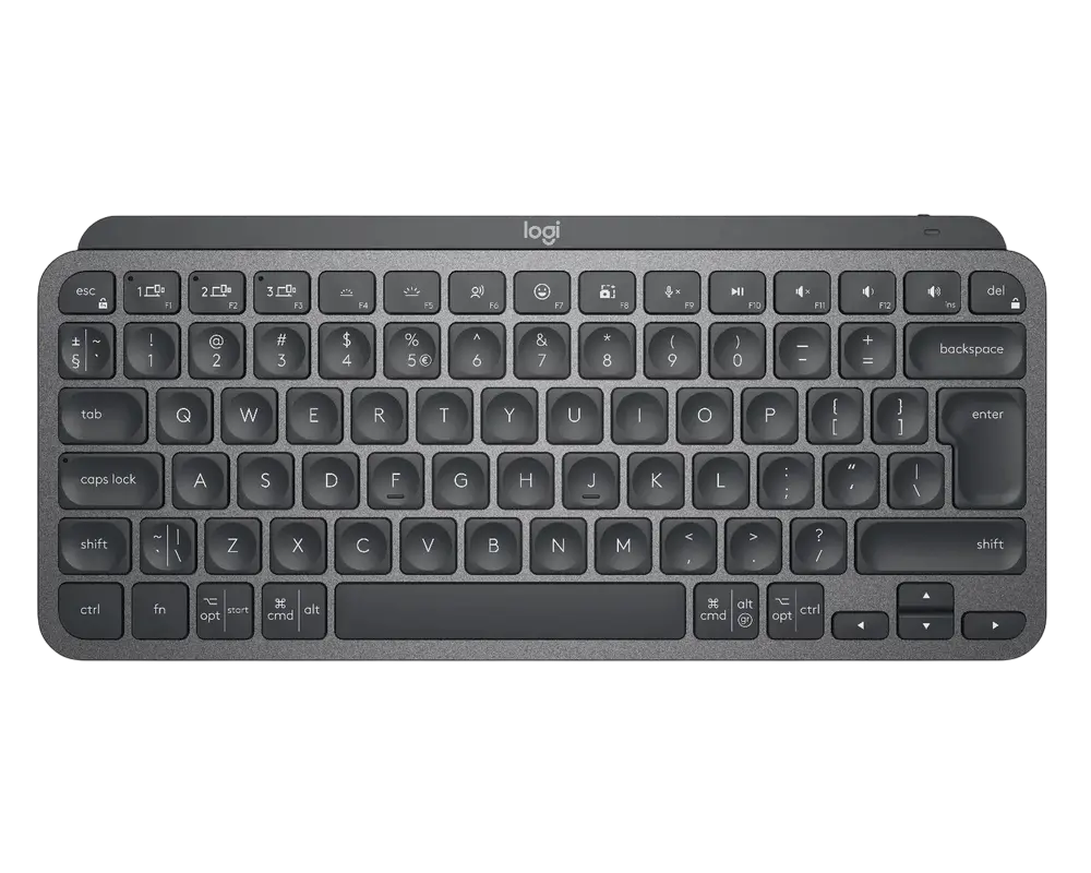 Клавиатура Logitech MX Keys Mini, Беспроводное, Графитовый