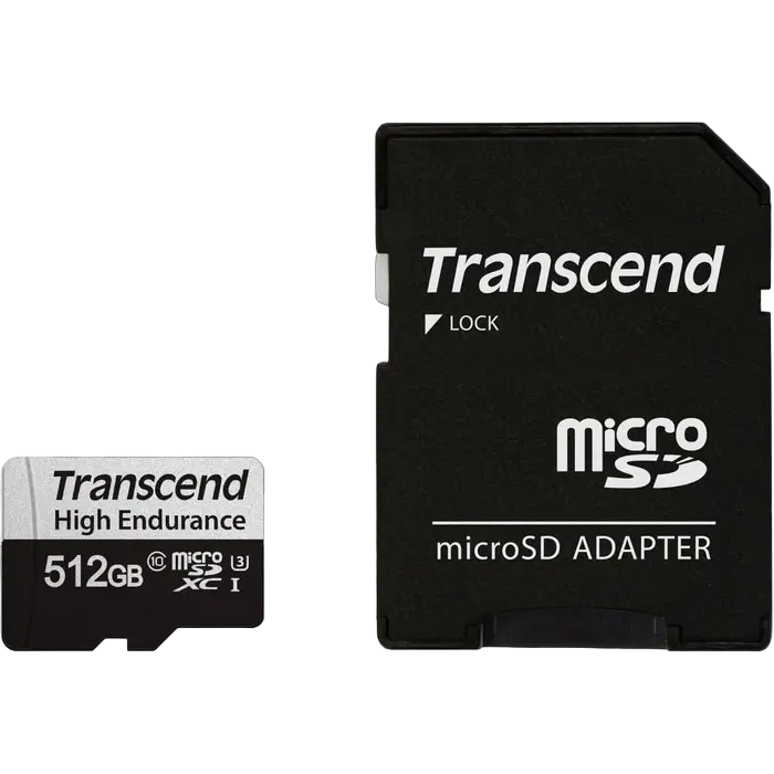 Карта памяти Transcend microSDXC 350V, 512Гб (TS512GUSD350V)