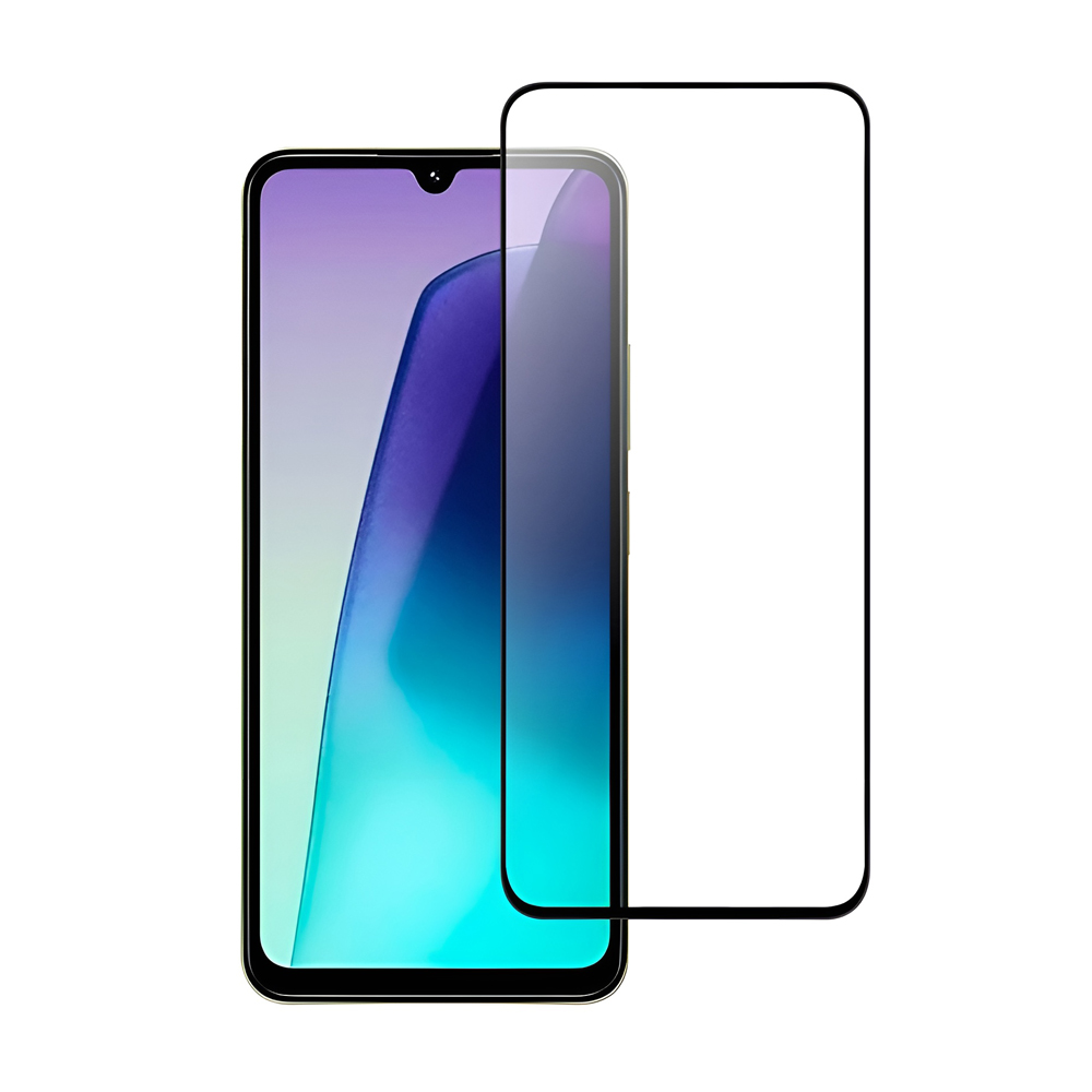 BIVA Tempered Glass 5D Redmi 15C 4G/ Redmi A7 Pro, Black (1pcs)