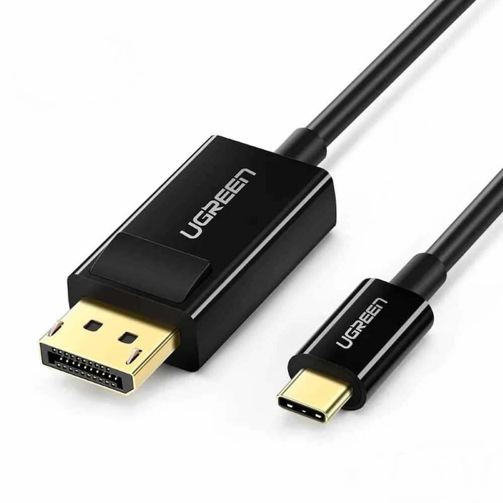 UGREEN Cable Type-C to DisplayPort 4K@30Hz Thunderbolt 3 Compatible 1.5M MM139, Black