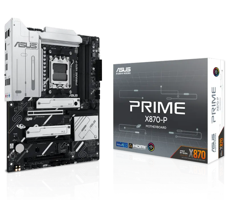Материнская плата ASUS PRIME X870-P, AM5, AMD X870, ATX
