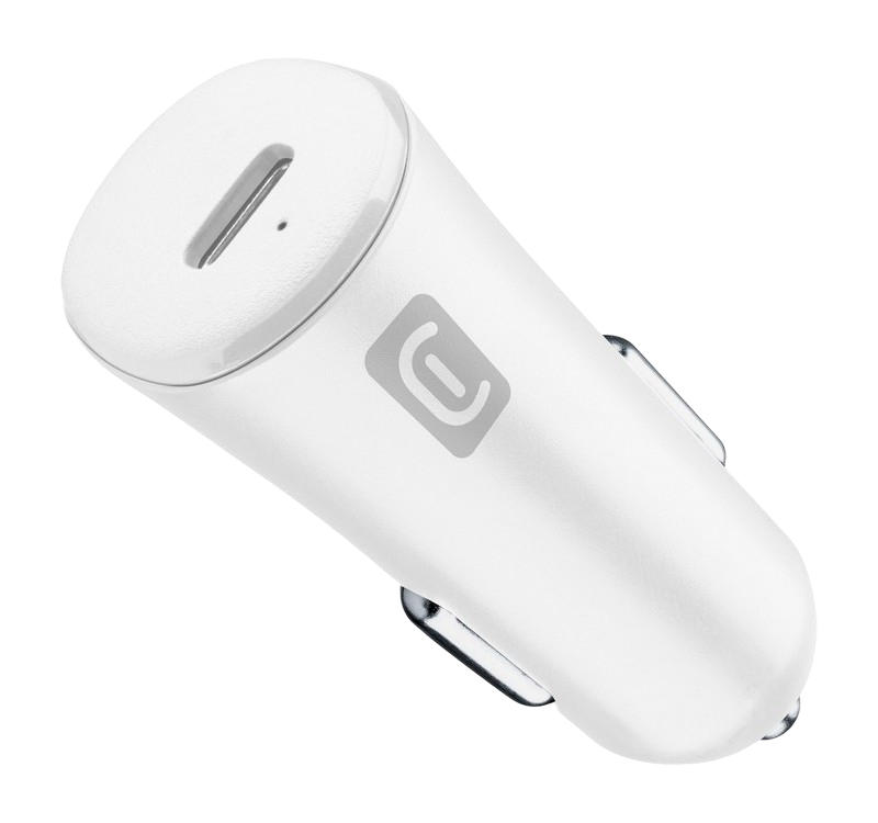 Car Charger Cellular, USB-C, 20W, White