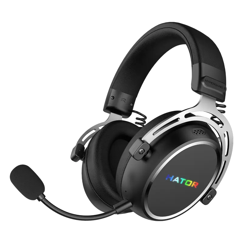 Игровая Гарнитура HATOR Hypergang 3, Беспроводной, Чёрный