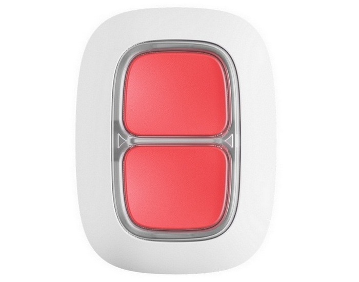 Ajax Wireless Security Alarm Button "DoubleButton", White