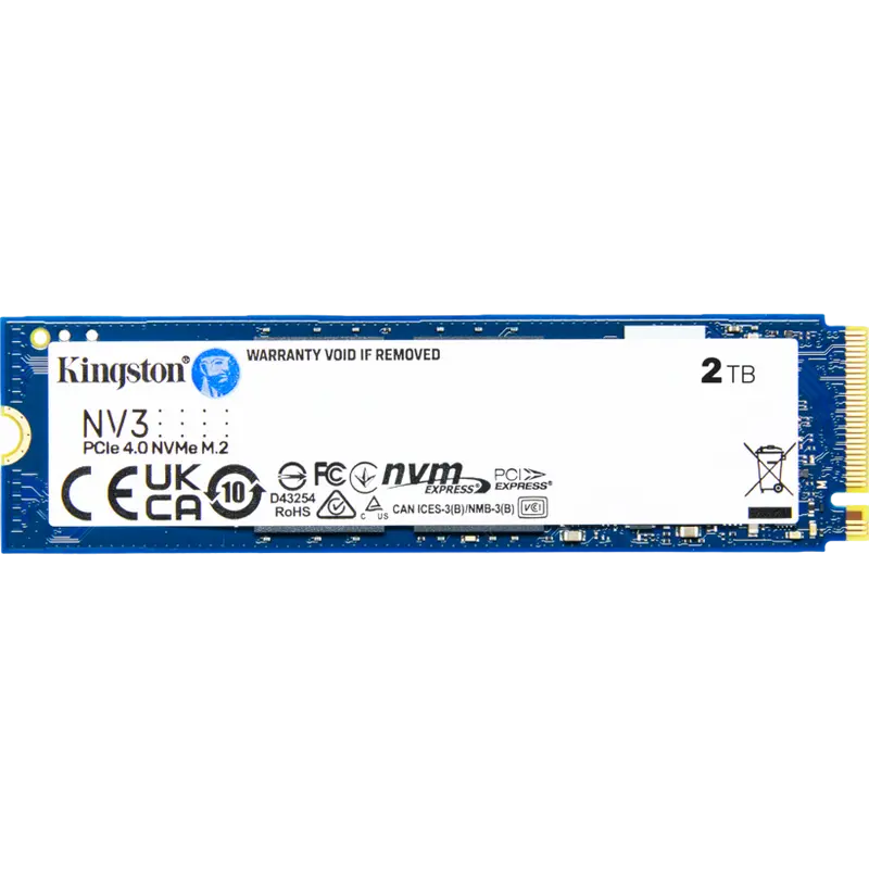Накопитель SSD Kingston NV3, 2048Гб, SNV3S/2000G