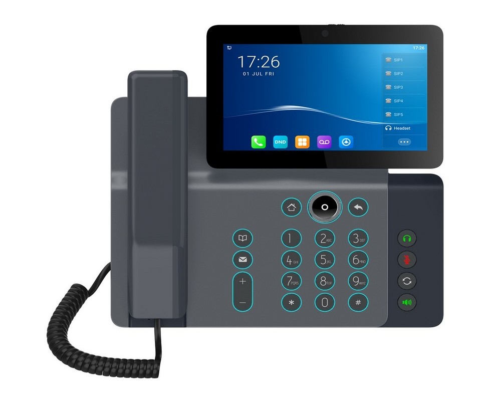Fanvil V67 Black, Flagship Smart Video Phone, 7" Color Display