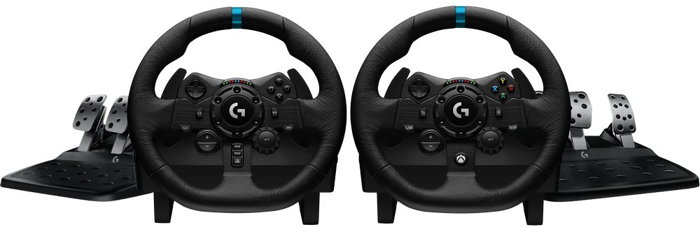 Wheel Logitech Driving Force Racing G923, for PS4, 900 degree, Pedals, Dual-Motor Force Feedback