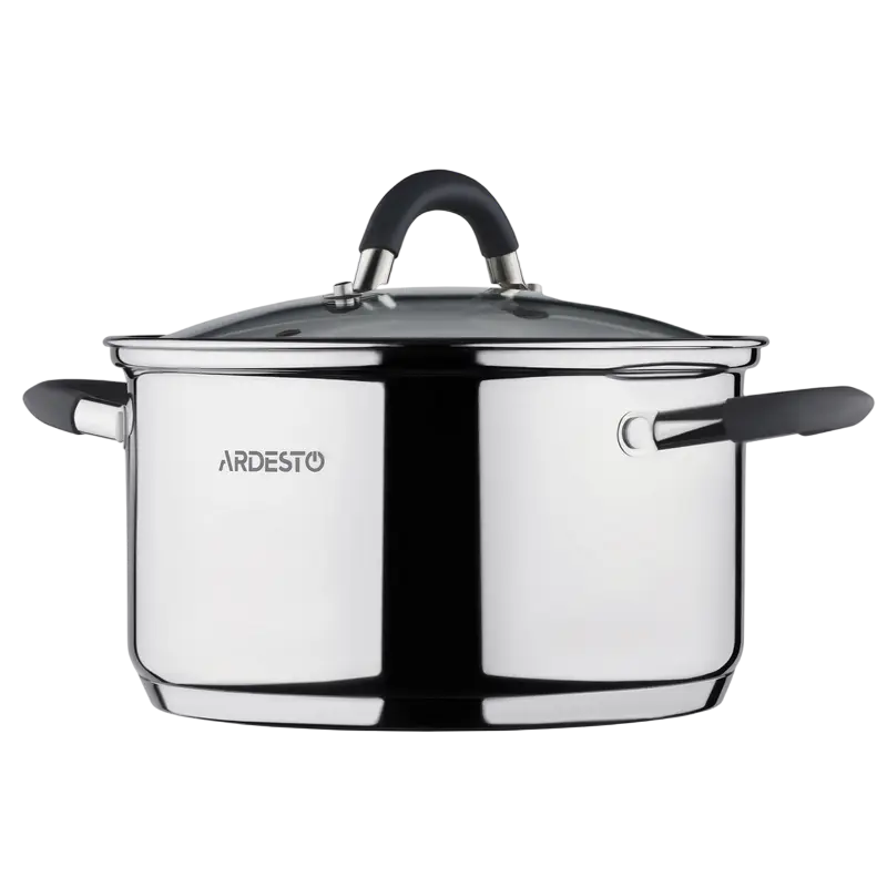 Кастрюля Ardesto AR1936CS, 3,4л, 20см, Нержавеющая сталь
