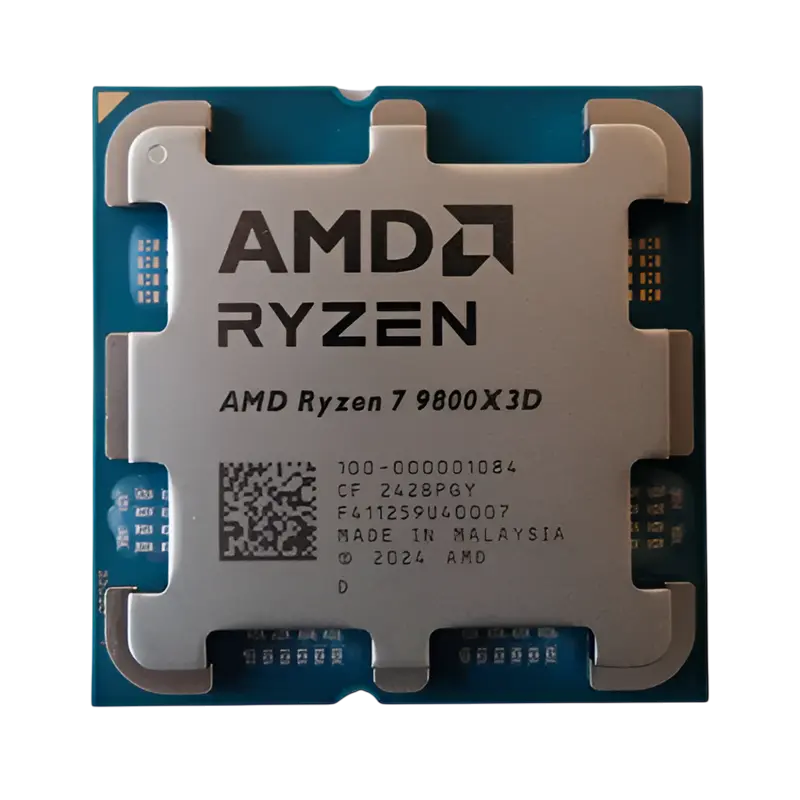 Процессор AMD Ryzen 7 9800X3D, AMD Radeon Graphics, Без кулера | Tray