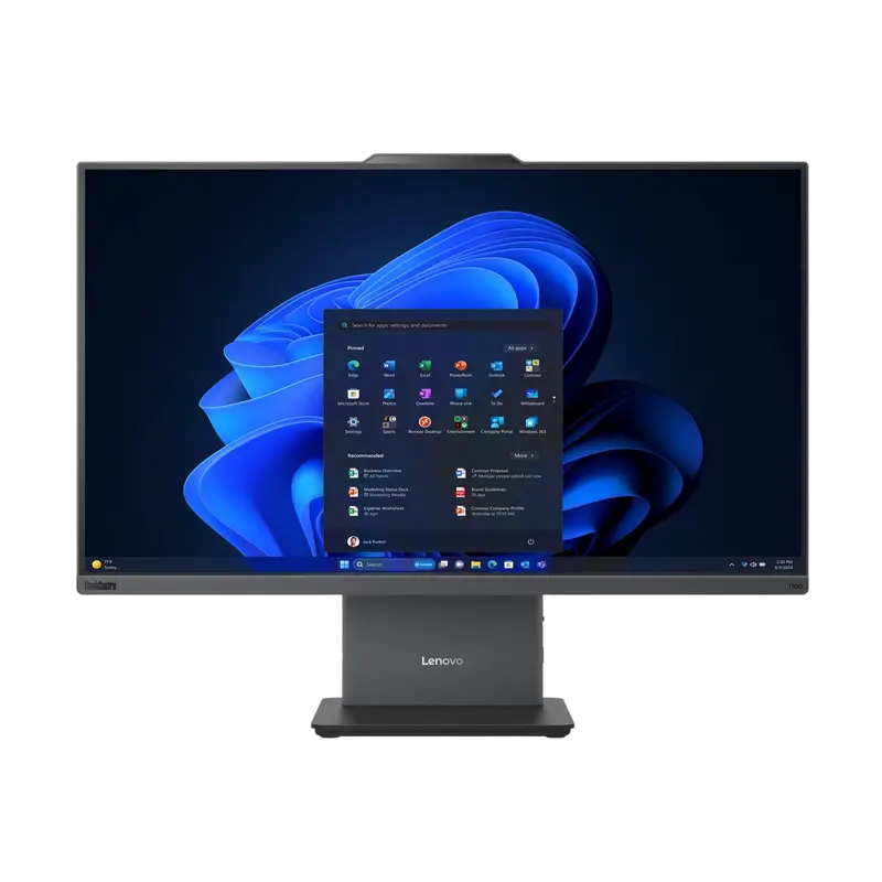 Моноблок Lenovo ThinkCentre neo 55a gen 6, 23,8", AMD Ryzen 7 250, 32Гб/1024Гб, Без ОС, Luna Grey
